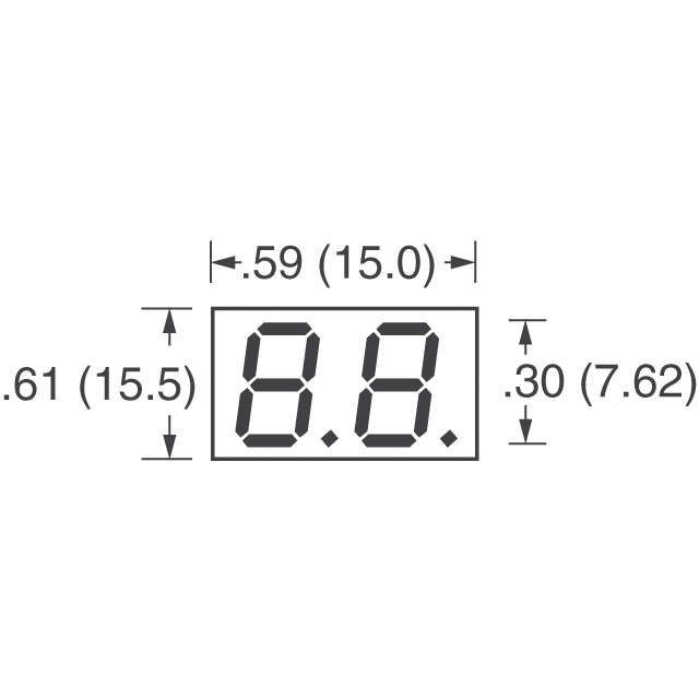 LDD-HTF304NI Lumex Opto/Components Inc.  Modules d'affichage - Caractères et chiffres à LED